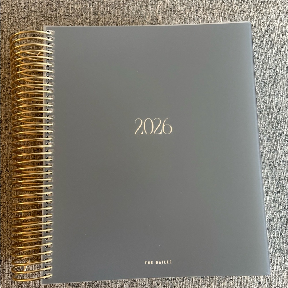 The Dailee Daily 2026 Planner in Midnight Black